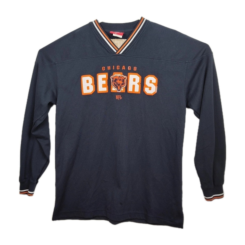 🔥🔥🔥NFL Chicago Bears Pullover, Men's Size L, V neck, long sleeve VGC 🔥🔥🔥